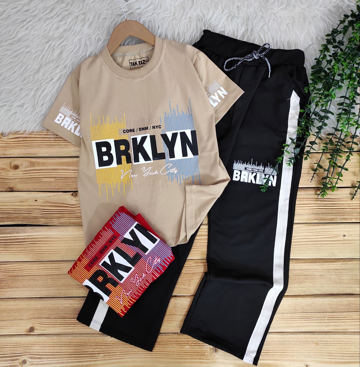 تیشرت شلوار پسرانه کد 979 BRKLYN