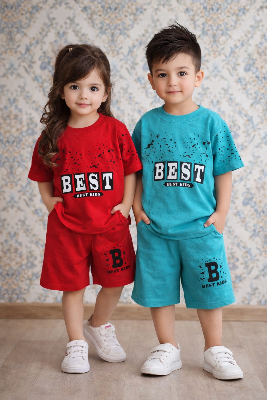 تیشرت شلوارک بچگانه اسپرت best کد 1050