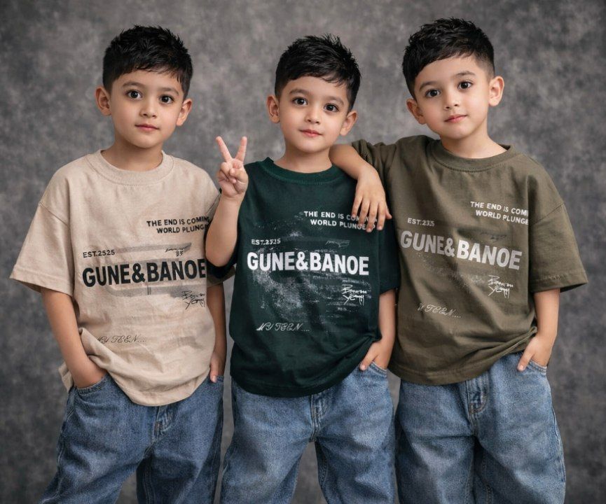 تیشرت تک حروف پسرانه کد1122