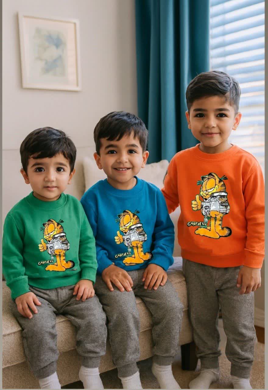 بلوزشلوار بچگانه 35/40 گارفیلد با کد 1073
